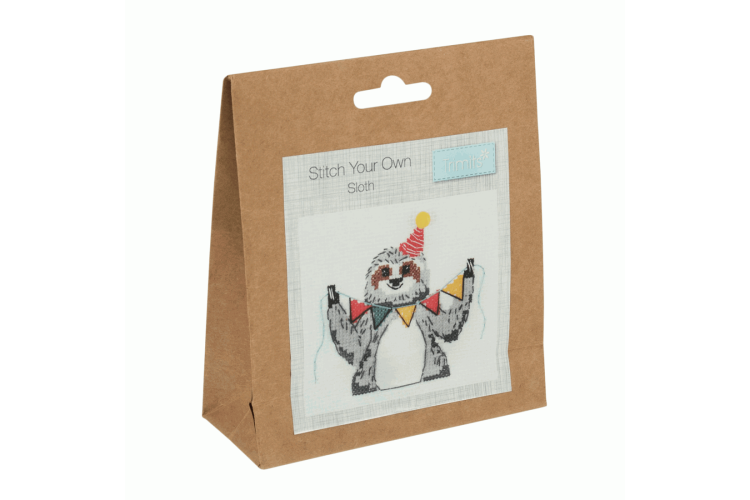 Counted Cross Stitch Kit Sloth