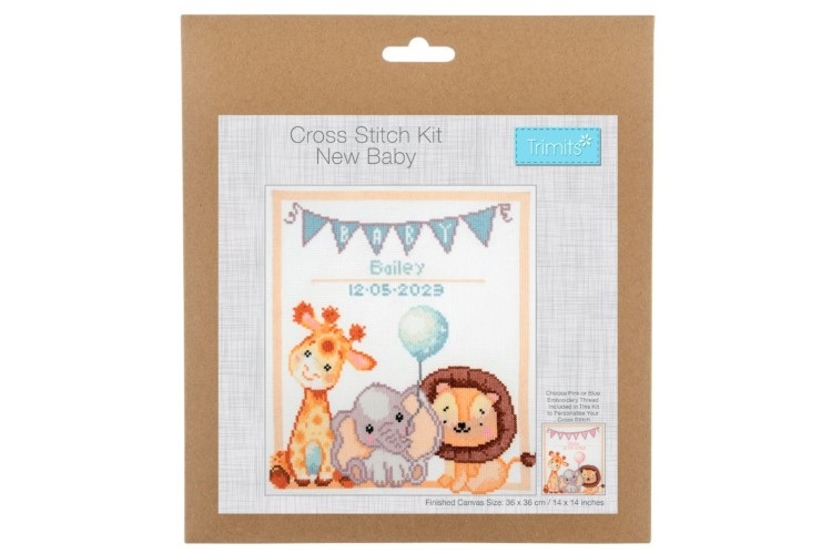 Counted Cross Stitch Large Kit - Baby