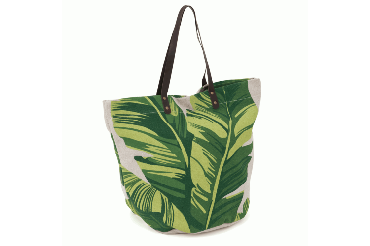 Craft Bag Bucket Tropical Monstrea Leaf