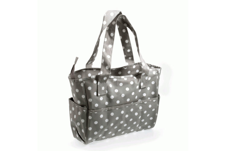 Craft Bag Matt PVC Grey Spot