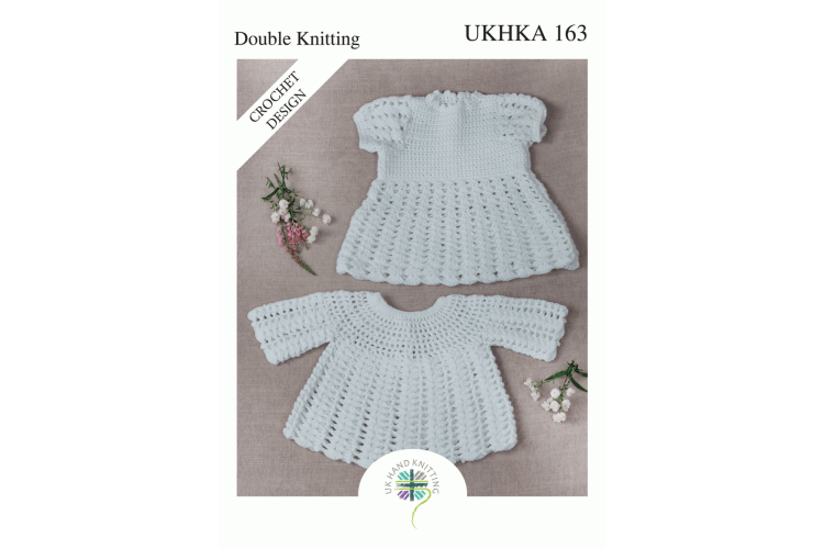 Crochet Dress and Angel Top in Double Knitting - 163