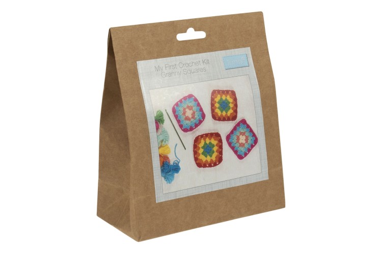 Learn to Crochet Kit Granny Squares