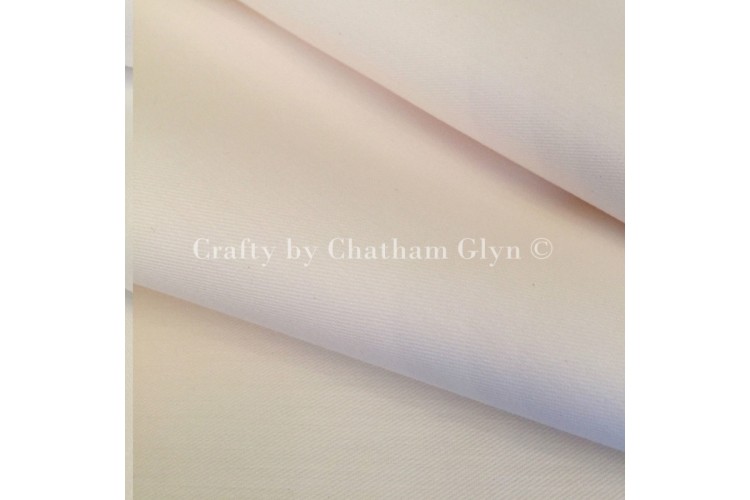  Curtain Lining Poly-satin Twill Lining Ivory 137cm Wide 30% Cotton 70% Polyester
