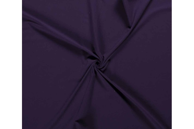Dark Purple Cotton Rich Jersey 92% Cotton / 8% Elastane 160cm Wide