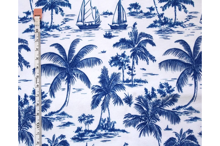 Digital Cotton Jersey Toile de Juoy 95% Cotton / 5% Elastane 150cm