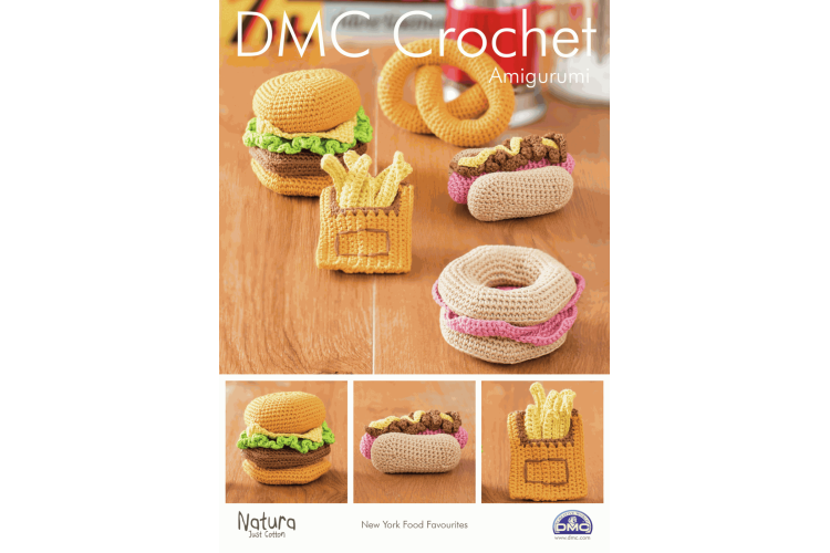 DMC Crochet Pattern New York Food Favourites