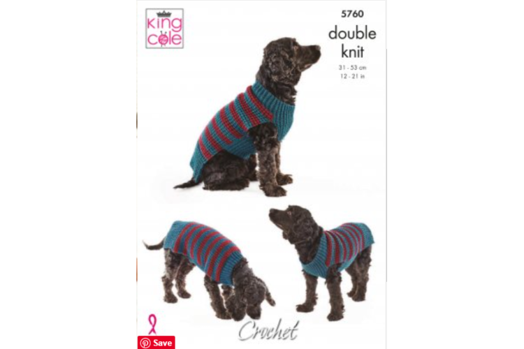 Dog Coats Crocheted in Pricewise DK - 5760
