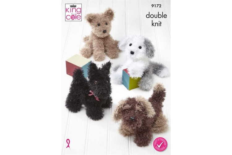 Dogs Knitted with King Cole Moments DK - 9172