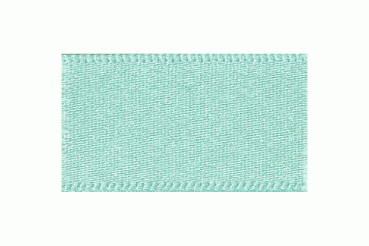 Double Faced Satin Ribbon 10mm, Aqua