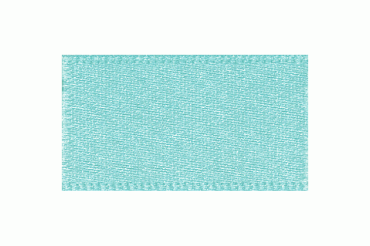 Double Faced Satin Ribbon 10mm, New Turquoise