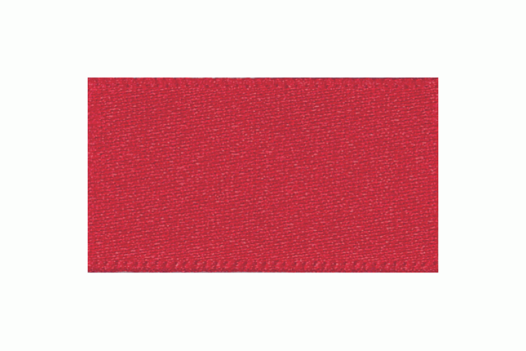 Double Faced Satin Ribbon 10mm, Red