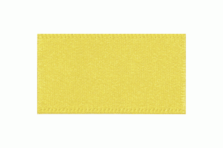 Double Faced Satin Ribbon 10mm, Yellow