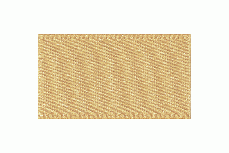 Double Faced Satin Ribbon 15mm, Honey Gold