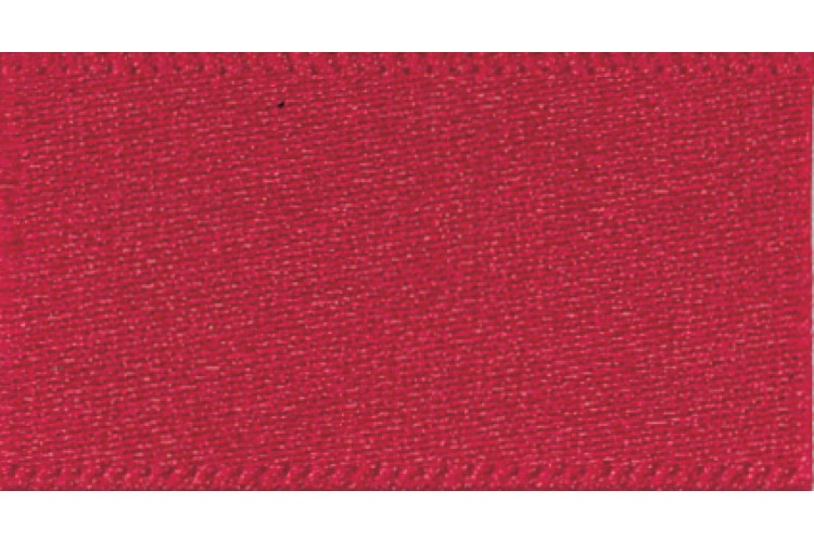 Double Faced Satin Ribbon 3mm, Scarlet Berry