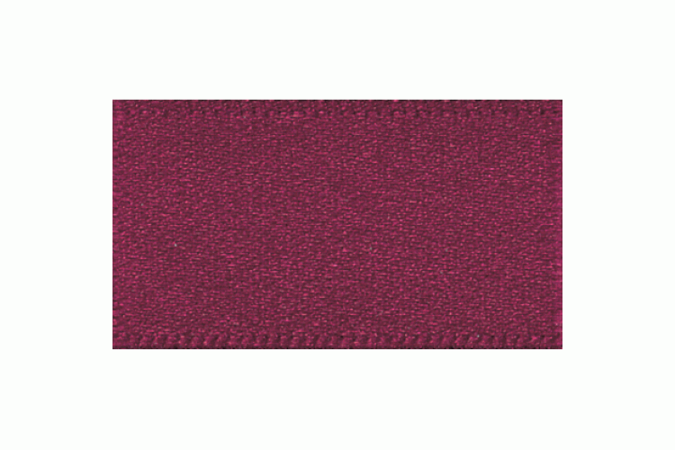 Double Faced Satin Ribbon 7mm, Burgundy