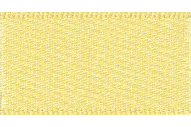 Double Faced Satin Ribbon 7mm, Lemon