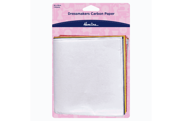 Dressmakers Carbon Paper 69 x 28cm 5 Sheets