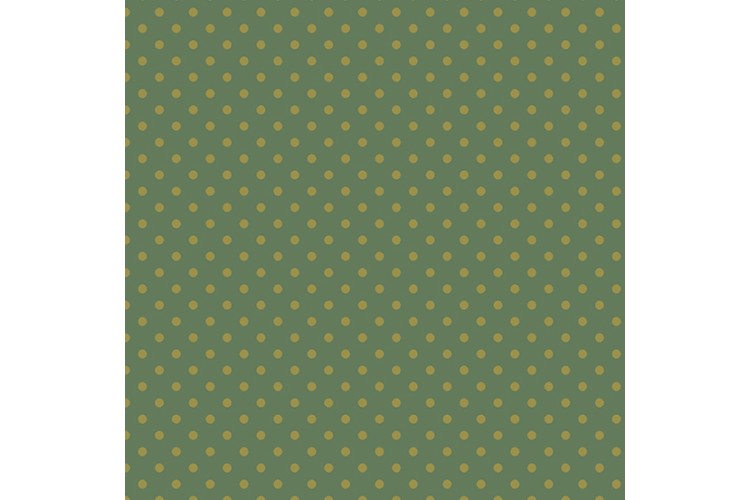 Edyta Lady Tulip Spot On Dark Olive 112cm Wide 100% Cotton