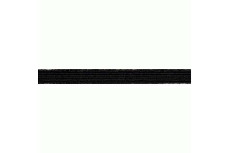 Elastic, Polyester 5mm, Black