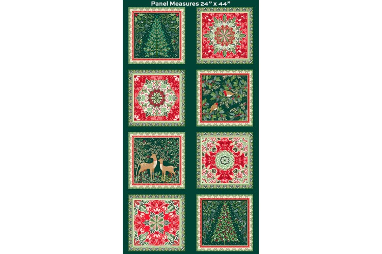 Enchanted by Makower UK - Panel 60cm x 112cm 100% Cotton 