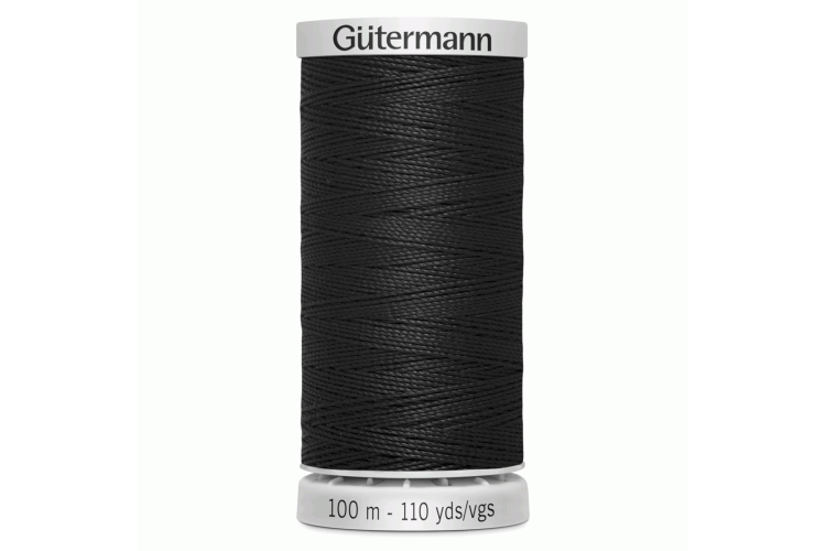 Extra Upholstery Thread Gutermann, 100m Colour 000 BLK