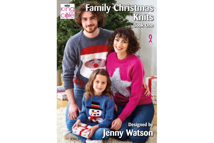 Family Christmas Knits of Knitting Patterns by King Cole