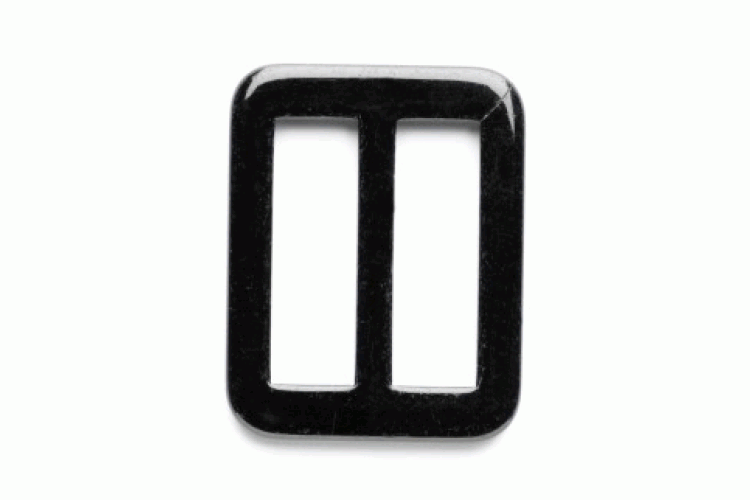 Fastening Slide Buckle 25mm Black Pack of 1