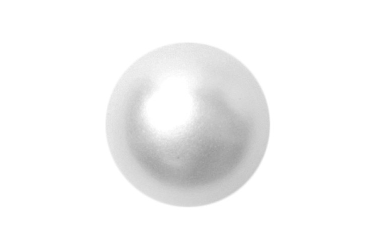 Faux Pearl Stud, 11mm Shank Button