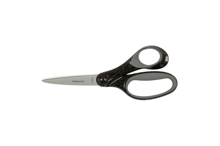 Fiskars School Scissors - Glitter Black 18cm