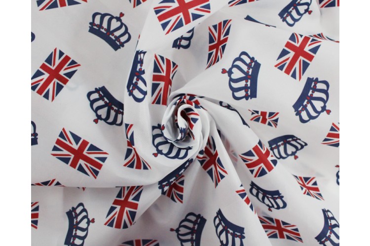 Flags & Crowns Dress Lining 100% Polyester 148cm Wide