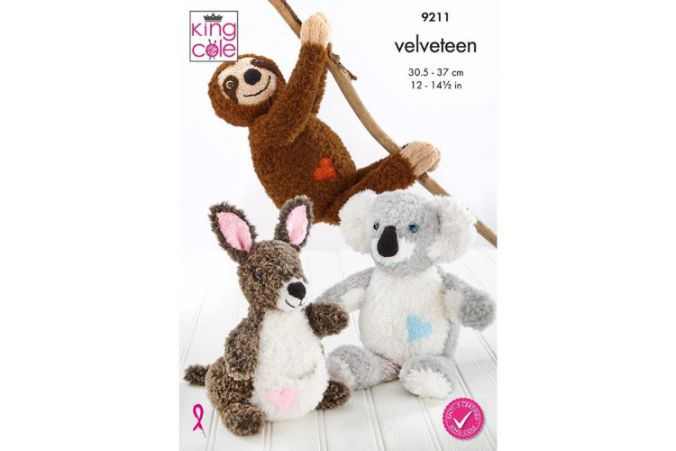 Fluffy Friends Knitted in Velveteen - 9211