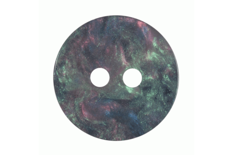 Galaxy Shimmer,15mm 2 Hole Button