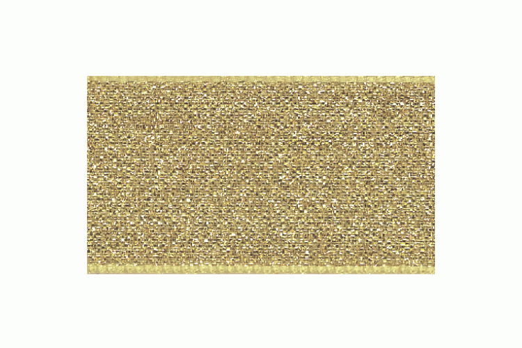 Glitter Lame Ribbon - 3mm, Gold