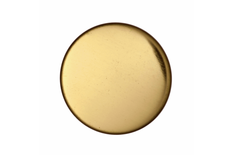 Gold Metal, 13mm Shank Button