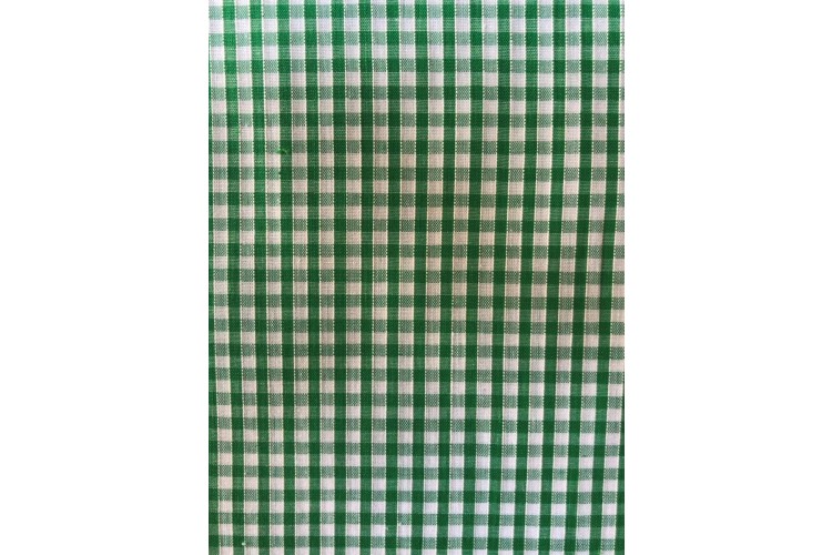 Green Gingham - Small, Polycotton