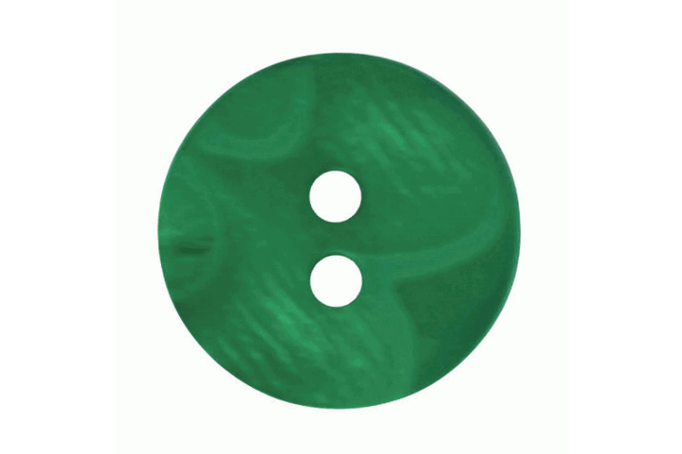 Green Shimmer Resin, 17.5mm 2 Hole Button