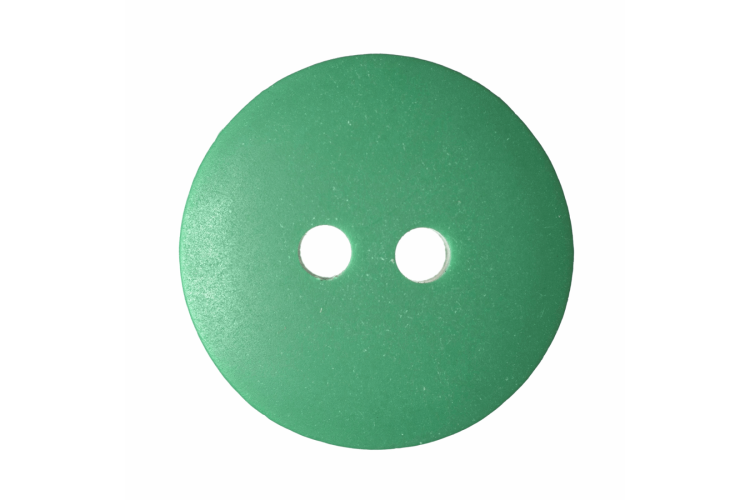 Green Matt Smartie Resin, 18mm 2 Hole Button