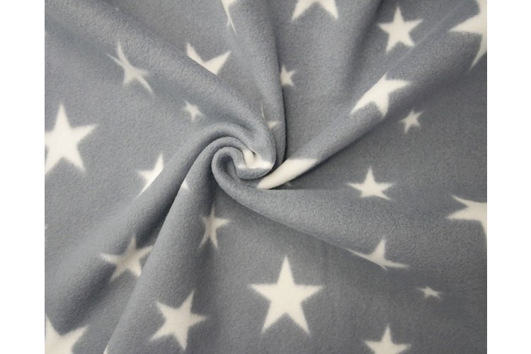 Grey Star Polar Fleece 100% Polyester 150cm Wide