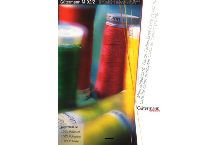 Gutermann Sew-All Shade Card ( (Real Thread Version/ Physical version)