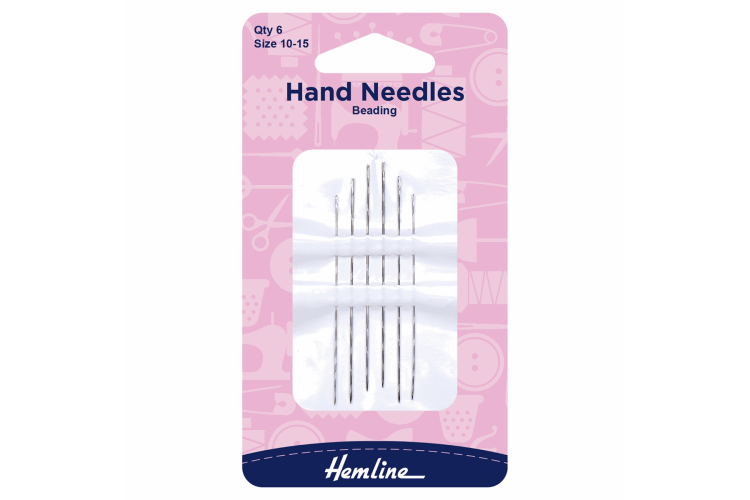 Hand Sewing Needles, Beading, Size 10-15
