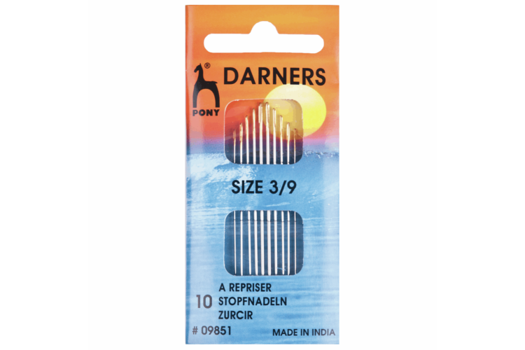Hand Sewing Needles, Darners, Gold Eye, Size 3-9
