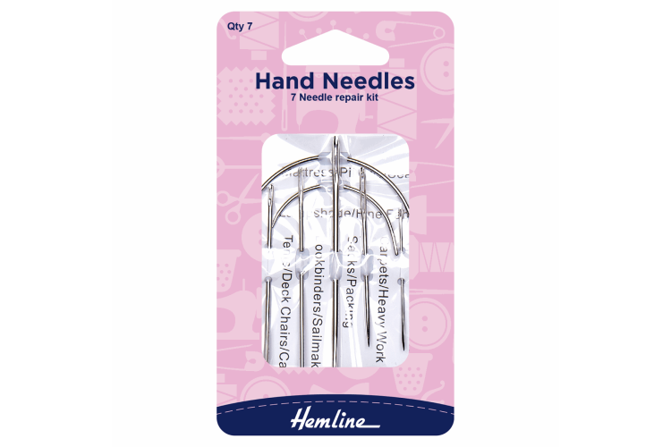 Hand Sewing Needles, Every Type of Repair, 7 Pieces