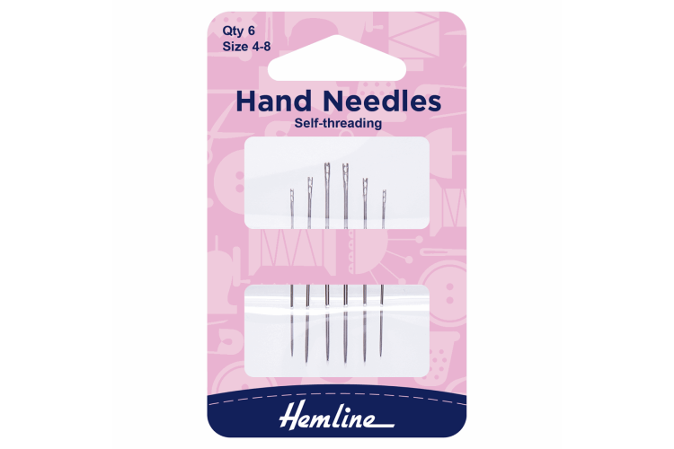 Hand Sewing Needles,  Easy Self-Threading, Size 4-8