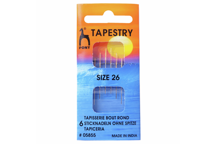 Hand Sewing Needles, Tapestry, Gold Eye, Size 26