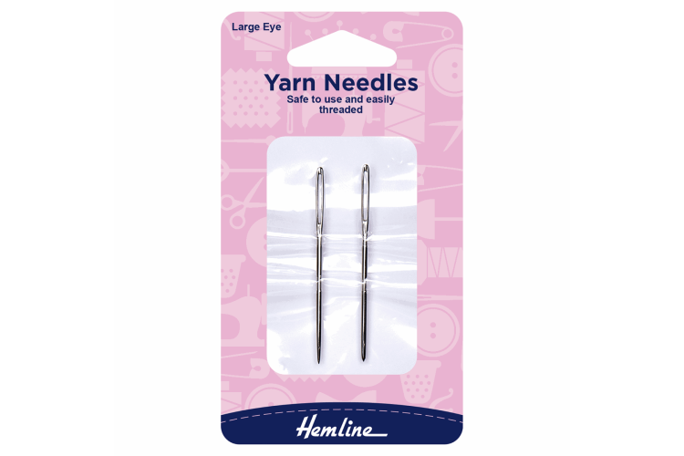 Hand Sewing Needles, Wool & Yarn Needles Metal, 2 Pieces