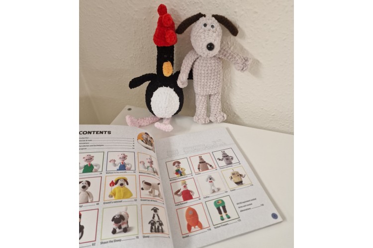 Handmade by Sarah - Wallace and Gromit Characters