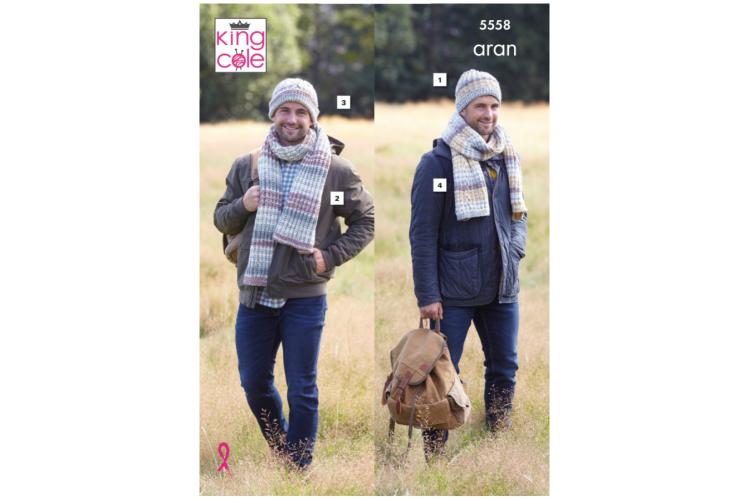 Hats & Scarves: Knitted in Drifter DK - 5558