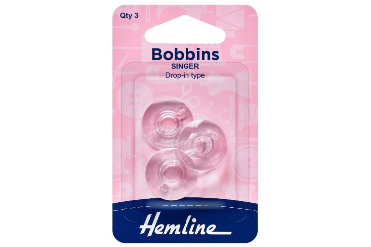 Hemline, Plastic Bobbin, Singer, Class 66k