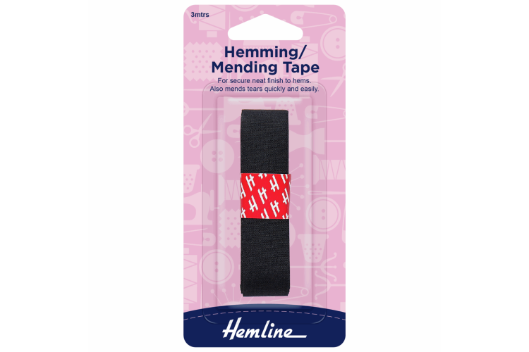 Hemming Tape: 3m x 20mm: Black