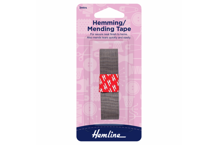 Hemming Tape: 3m x 20mm: Grey